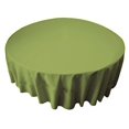 thumbnail image 2 of LA Linen TCpop72R-SageDrkP39 Nappe en Popeline de Polyester, Sauge Foncée - 72 Po. Ronde, 2 of 3