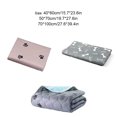 thumbnail image 1 of Clotha-Absorbent Washable Dogs And Washable Pad To Ensure Rest Cat Sleeping For Comfortable For Furry Friends Dog Grey Footprint Style 70*100cm, 1 of 9