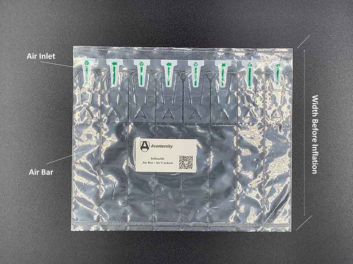 Avanternity's Bubble Cushion / Bubble Cushioning Wrap, Inflatable Packing Material. Roll of 150 ft. Free Pump/Clip Enclosed. (Width of 8", Pack of 2 Rolls)
