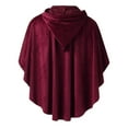 thumbnail image 6 of LIZUOJUN Hooded Cloak for Women Medieval Witch Vampire Long Cape Halloween Costume Cloak Floor Length Vintage Cosplay Gothic Full Length Cloak, One Size, 6 of 6