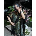 thumbnail image 2 of WeHello-Women's Coverups Burnt-out Velvet Cardigan Casual Outfit Long Cover Up Velvet Kimono（JYPF-27）, 2 of 7