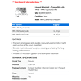 thumbnail image 2 of Exhaust Manifold - Compatible with 1993 - 1996 Toyota Corolla - Dorman, 2 of 2