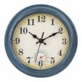 thumbnail image 1 of Reloj de pared Horizent, 20 cm, resistente al agua con termómetro, color azul, 1 of 6