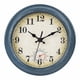 thumbnail image 1 of Reloj de pared Horizent, 20 cm, resistente al agua con termómetro, color azul, 1 of 6