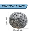 thumbnail image 3 of Home Products Stainless Steel Scrubbers – Rust Resistant Sponge for Pots, Pans, Grills, Ovens, Sinks and Tools – Metal Scrubbers for Kitchen & Garage Cleaning (2 Pack), 3 of 9