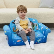 Marshmallow Furniture 2-in-1 Kids Flip Open Foam Sofa Bed Sleeper Couch