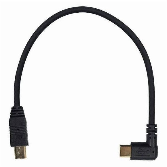 Mini USB to Type C Adapter Converter Cable for Camera Phone OTG Cable 90 Degree USB 31 Type C Male to Mini USB Transfer