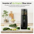 thumbnail image 2 of Hurom Cold Press Juicer Machine, H400 Easy Clean Slow Juicer (Black), 2 of 9