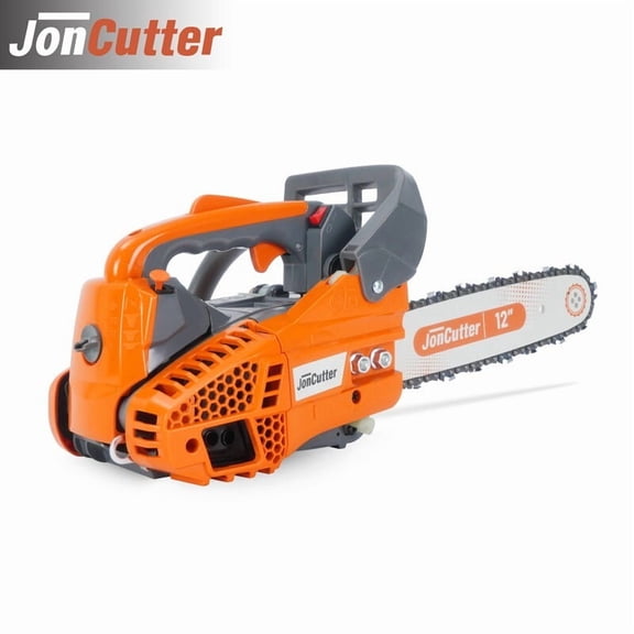US 25.4cc JonCutter Gasoline Chainsaw Power Head With 12 Saw Chain and Guide Bar