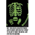 thumbnail image 5 of Glow in the Dark Men's Halloween Skeleton Long sleeve shirt ribcage bones funny food burger soda glowing shirt (Small Black), 5 of 8