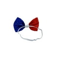 thumbnail image 2 of Nicky Bigs Novelties Adult Sequin American Patriotic Red White Blue Bow Tie Bowtie Costume Accessory, 2 of 3