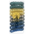 thumbnail image 2 of KANPRINCESS 9PCS/Set Spiral Hair Ties, Elastic Coil Hair Ties, Women's No Crease Phone Cord Hair Ties, Ponytail Holder Hair Ties, Traceless Hair Ring for Thin Hair or Thick Hair, Multicolor, 2 of 7