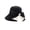Black, variant on Wsysadlol Sun Hat Women Wide Brim UPF Protection Beach Sun Hat Elegant Bow Decor Foldable Summer Cap Lightweight UV Resistant Outdoor Travel Sun Hat