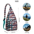 thumbnail image 3 of 4-Pockets Cross Body Bags for Woman Men,Cute Sea Life Sling Bag Chest Bag with Adjustable Strap Women's Crossbody Bags for Outdoors Hiking Traveling, 3 of 4