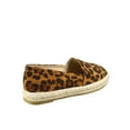 thumbnail image 2 of Expo-17 Women's Comfort Espadrille Slip On Round Toe Flat Shoes ( Leopard, 5 ), 2 of 2