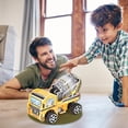 thumbnail image 4 of Hbdhejl 3D Stereo Diy Pull Back Inertial Engineering Car Assembly Model Children'S Toys Parent Child Interaction, 4 of 5