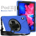 thumbnail image 3 of XYX Case for Lenovo Tab P11 Plus/Tab P11 11.0 inch Released 2021 with 360 Degree Rotating, Hand Strap, Shoulder Strap, Blue, 3 of 7