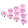 thumbnail image 3 of FAGINEY, 30mm Diameter Diamond Shape Cabinet Hardware Knob Crystal Glass Clear 10 Piece, 3 of 8