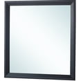 thumbnail image 2 of Black Modern Mirror | Designed for Bedroom Furniture | Low - Distortion Glass Advantage | Get Clearer Reflections, 2 of 2