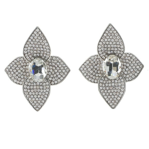 Crystal Clip-On Earrings