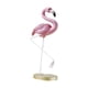 thumbnail image 5 of Escultura de pájaro, figura de jardín, flamenco, estatua de resina para el hogar con soporte de metal para 10x10x25cm, 5 of 9