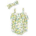 thumbnail image 2 of Jessica Simpson Baby Romper, Goldfinch, 0-3M, 2 of 2