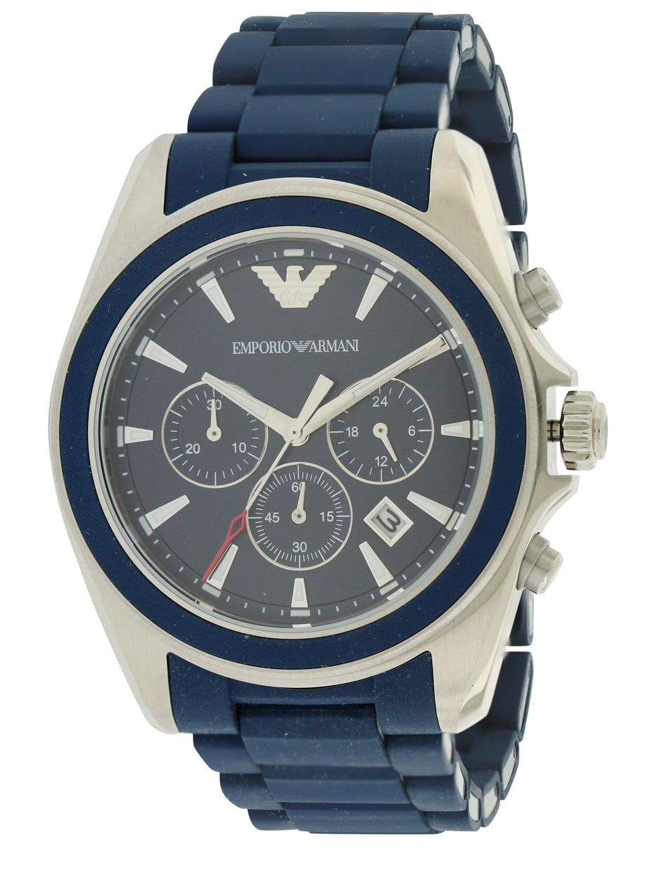 emporio armani watches silicone strap