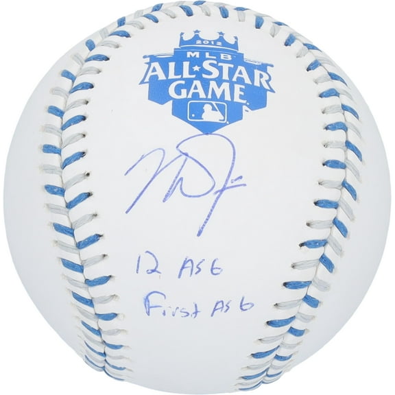 Mike Trout Los Angeles Angels Autographed 2012 ASG Logo Baseball with "12 ASG First ASG" Inscription - Fanatics Authentic Certified