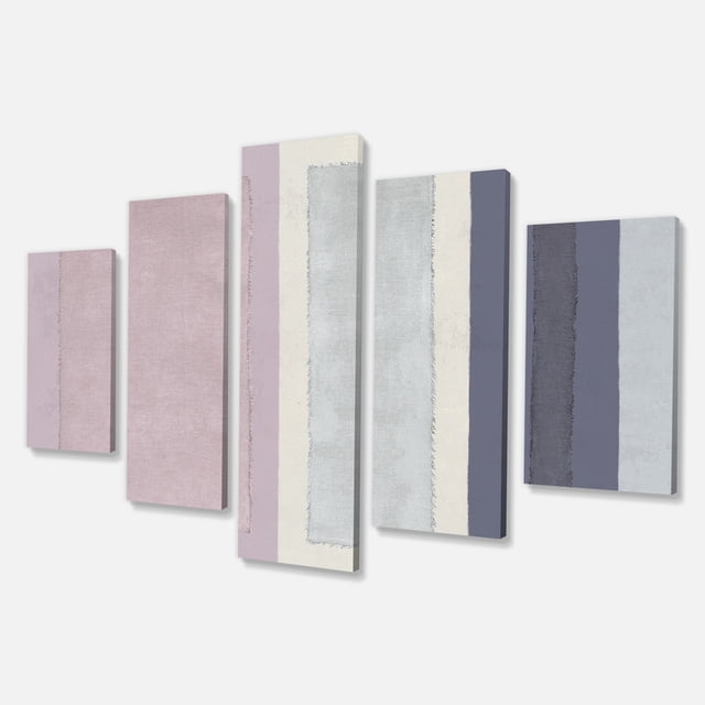 Designart - Painted Weaving IV FB - Modern & Contemporary Canvas Art