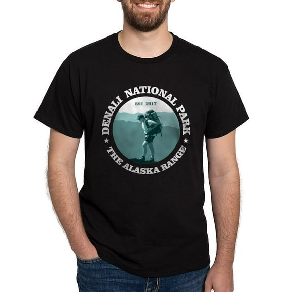 CafePress - Denali National Park T Shirt - Men's Classic Graphic Cotton T-Shirt
