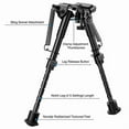 thumbnail image 5 of 6-9 Inch Tactical Adjustable Legs Benchrest Hunting Bipod For Sling Stud, 5 of 5