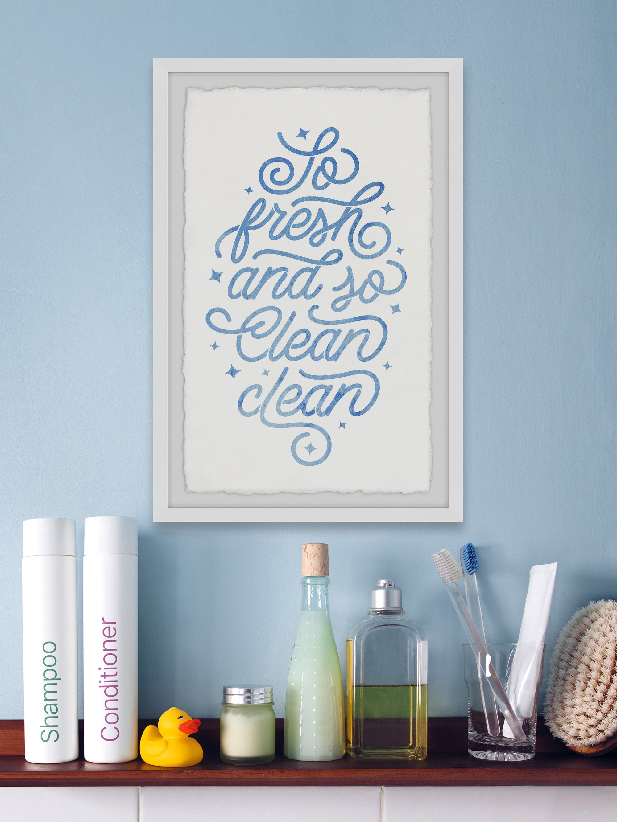 Marmont Hill Clean and Fresh Framed Wall Art