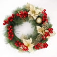 thumbnail image 3 of 20Pcs Christmas Red Berry Artificial Berry Stems 8inches Christmas Berry Decor Picks Christmas Wreath Decoration Supplies for Xmas Tree Crafts Gift Accessories for Christmas Party, 3 of 5
