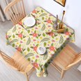 thumbnail image 3 of Floral 52" Square Waterproof Tablecloth, Floral Print Polyester Table Cover, 3 of 6