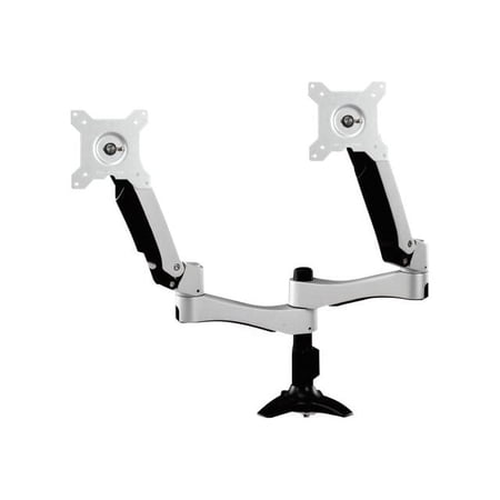 UPC: 0650177303451 | Amer AMR2AP – Adjustable arm – Tilt & Swivel – for 2 monitors – plastic  aluminum  steel – screen size: 24