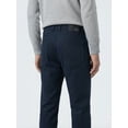 thumbnail image 3 of Men's Heavyweight Cotton-Blend Casual Pants, 360GSM Winter Straight Cut Trousers with Embossed Detailing (29" Inseam), 3 of 12