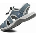 thumbnail image 2 of Rumpra Women’s Hiking Sandals Closed Toe Quick Dry Athletic Water Shoes Beach Sport Mesh Walking Sandals, 2 of 7