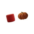 thumbnail image 6 of CarpNettore Round Ottoman Foot Rest Stool Bench Seat Chair Small Cylinder Sofa Tea Stool Halloween Pumpkin Pillows Stuffed Plush Decorative Cushion for Office Bedroom Nursery Apartment Room Decor, 6 of 8