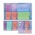 thumbnail image 1 of 3pcs Fryer  Cheat Sheet Set Fryer Accessories Cook Times Fryer Accessory  Sheet Quick Reference Guide For Cooking Frying, 1 of 8