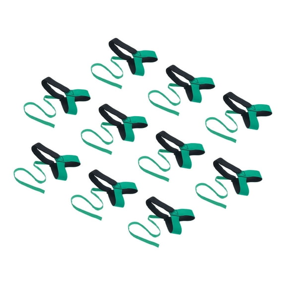 Uxcell 10pcs ESD Anti Static Foot Heel Straps  Adjustable for Against Electric Shock,Green