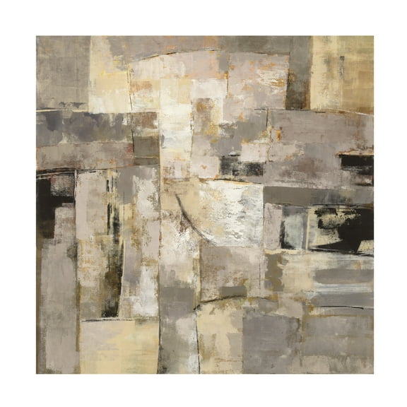 Trademark Fine Art 'Walking Down the Street Neutral' Canvas Art by Silvia Vassileva