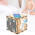 thumbnail image 1 of Clasificador de formas de madera, juego de coordinación de ojos y manos, caja de actividades educativa multifuncional para bebés para regalo para pequeños CUTICAT juego de clasificación de formas, 1 of 8