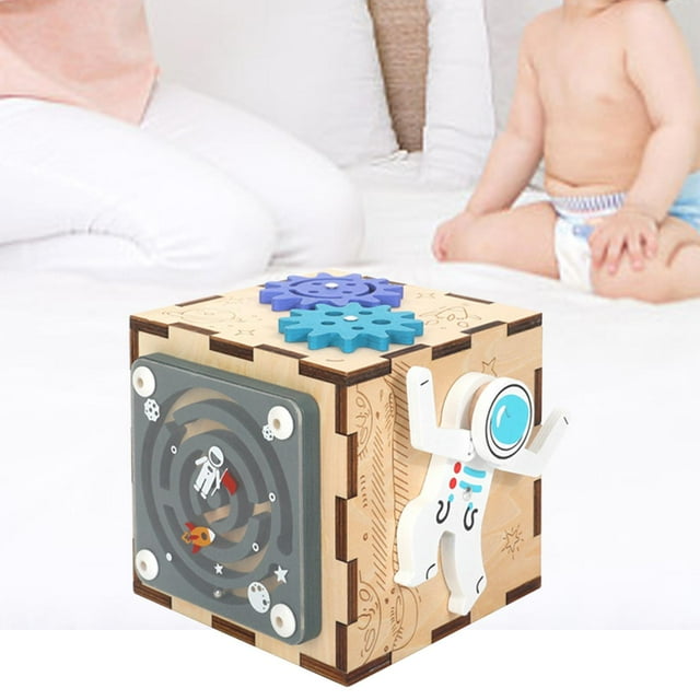 Clasificador de formas de madera, juego de coordinación de ojos y manos, caja de actividades educativa multifuncional para bebés para regalo para pequeños CUTICAT juego de clasificación de formas