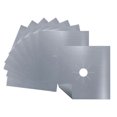 thumbnail image 1 of 15 protectores para estufas de gas, revestimiento para cocina, alfombrilla de limpieza, protector para estufas de gas, color plateado, 1 of 8