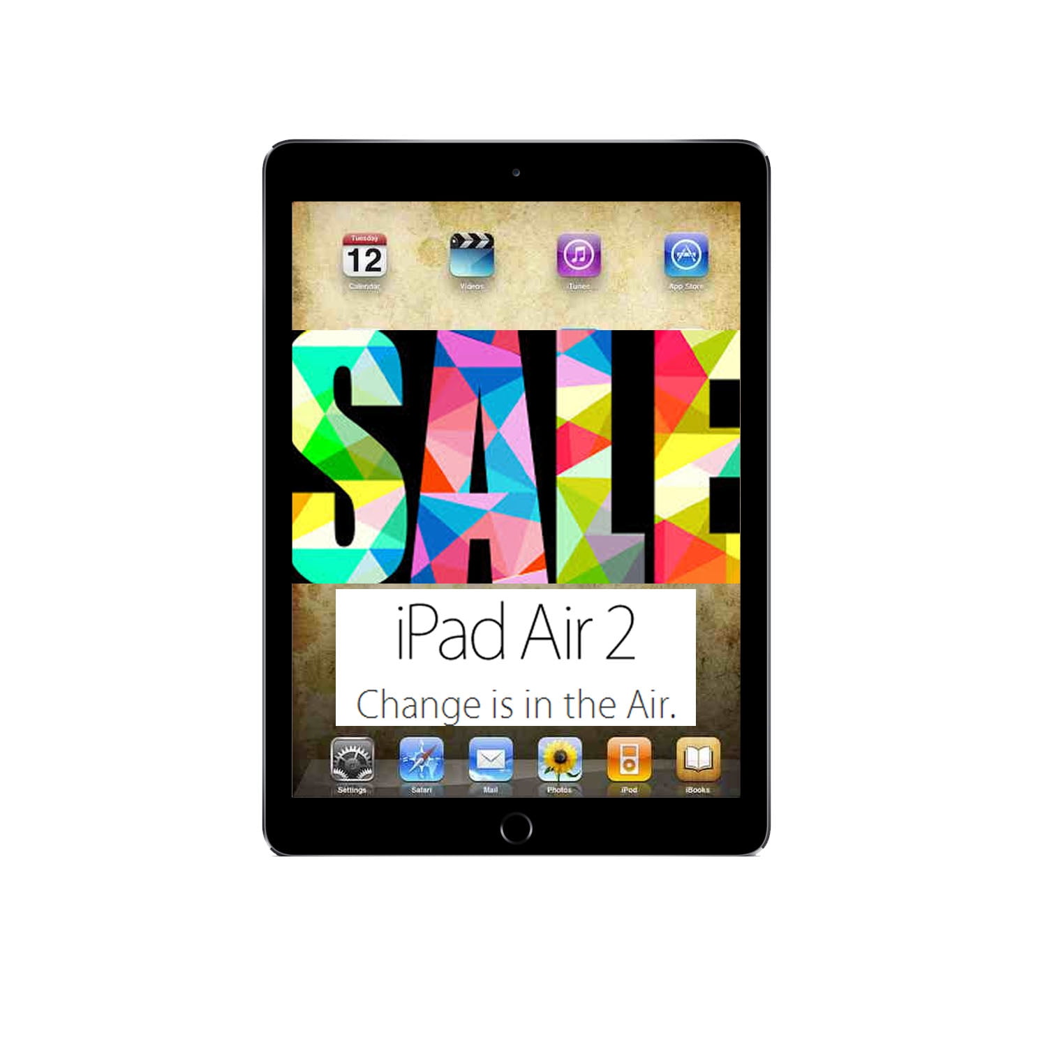 Apple iPad Air 2 Space Gray 16GB Wi-Fi Only with 1 Year Warranty