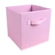 thumbnail image 1 of Cubo de almacenamiento plegable, cesta abierta, cesto de ropa plegable para la familia rosa, 1 of 9