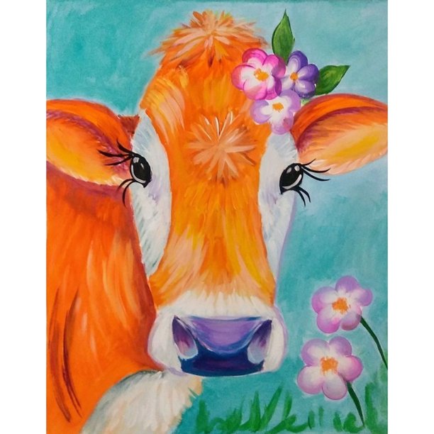 Diamond Painting (DE5013) 5D DIY Cuadrado Animal Rhinestone Imagen (B2491) 30x40cm Hugtrwg Para estrenar