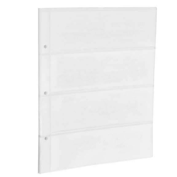 FOMIYES Clear Banknote Storage Bags for , Protective Collection Covers, 1 Pack Currency Holders