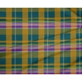 thumbnail image 4 of oneOone Polyester Lycra Fabric Madras Check Printed Fabric 1 Yard 56 Inch Wide, 4 of 4
