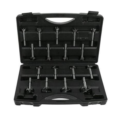 

17Pcs Woodworking Wood Drill Bit Set Boring Hole Saws Cutter Tool Flat Drill Bit